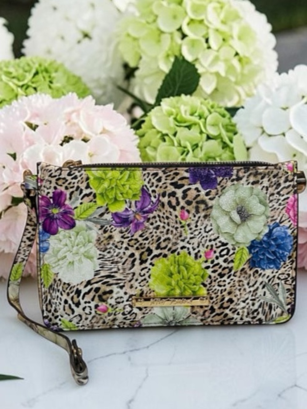 Coming soon Betsey Johnson FLORAL wristlet clutch NWT